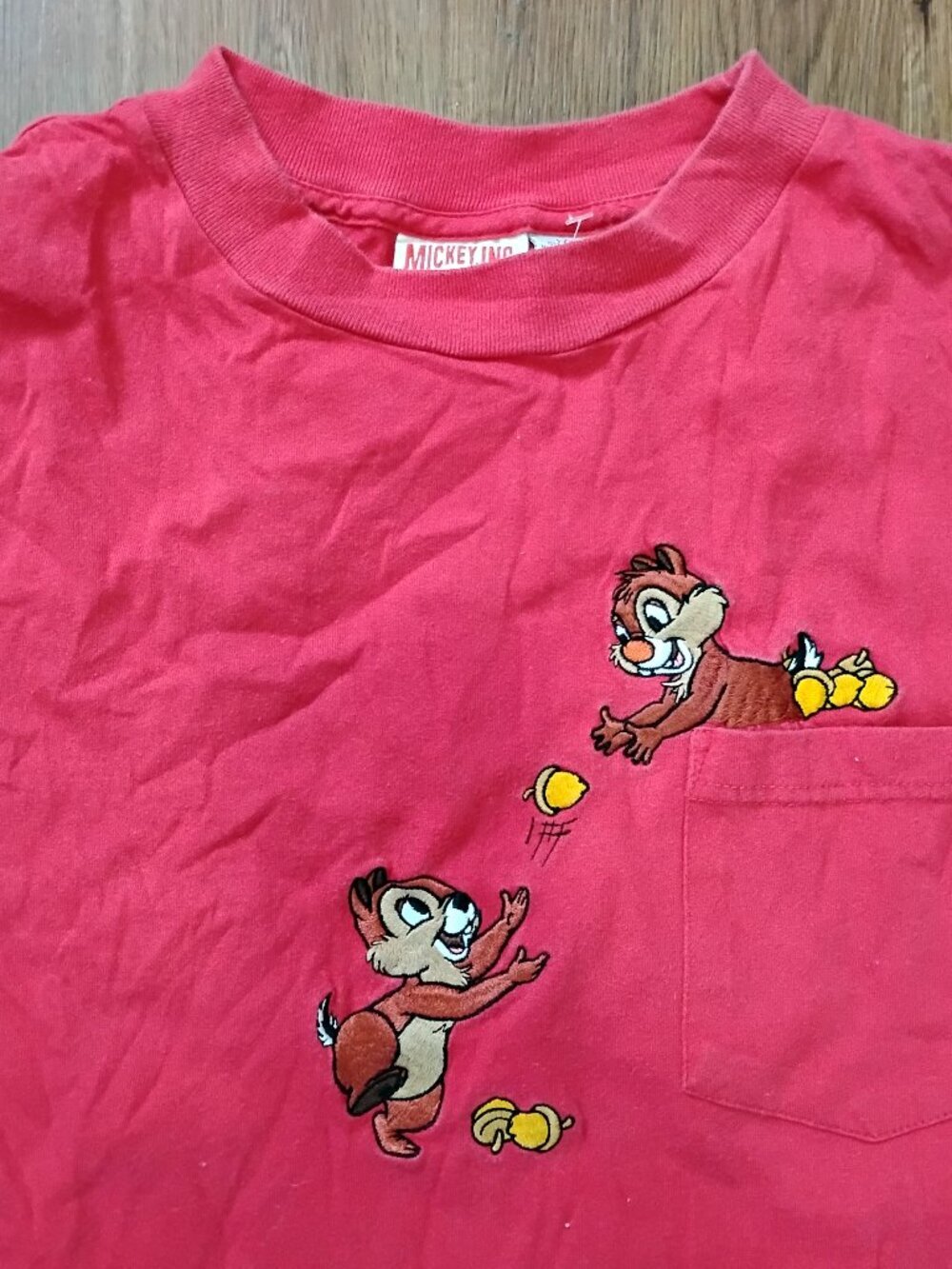 Vintage Chip & Dale Rescue Rangers Pocket T-Shirt